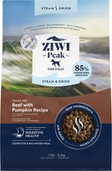 ZIWI Peak Beef with Pumpkin Recipe Steam & Dried Dog Food, 113.6-oz bag