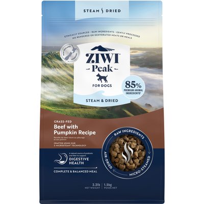 ZIWI ZIWI Peak Beef with Pumpkin Recipe Steam & Dried Dog Food, 52.8-oz bag