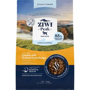 ZIWI Peak Chicken with Orchard Fruits Recipe Steam & Dried Dog Food, 113.6-oz bag