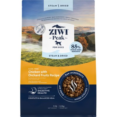 ZIWI ZIWI Peak Chicken with Orchard Fruits Recipe Steam & Dried Dog Food, 113.6-oz bag