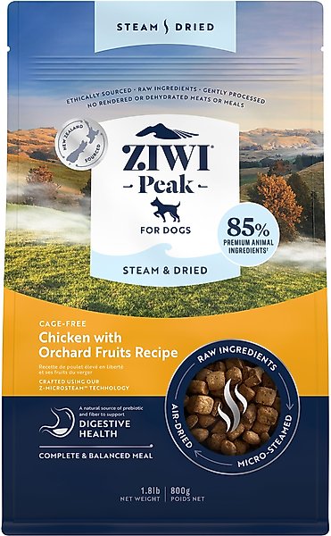 ZIWI Peak Chicken with Orchard Fruits Recipe Steam & Dried