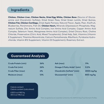 Show full view: ZIWI Peak Chicken with Orchard Fruits Recipe Steam & Dried Dog Food, 28.8-oz bag slide 5 of 13
