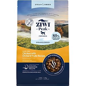 ZIWI Peak Chicken with Orchard Fruits Recipe Steam & Dried Dog Food, 52.8-oz bag