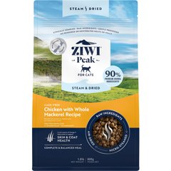 ZIWI Peak Chicken with Whole Mackerel Recipe Steam & Dried Cat Food, 28.8-oz bag