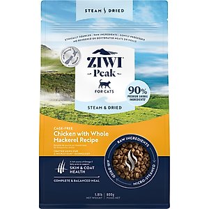 ZIWI Peak Mackerel & Lamb Recipe Air-Dried Cat Food, 35.2-oz