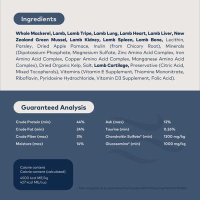 Show full view: ZIWI Peak Mackerel & Lamb Grain-Free Air-Dried Dog Food, 35.2-oz bag + Lamb with Green Vegetables Recipe Steam & Dried Dog Food, 28.8-oz bag slide 4 of 9