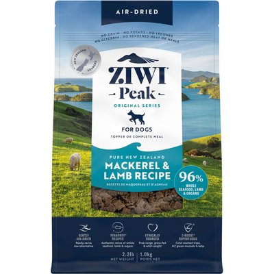 ZIWI ZIWI Peak Mackerel & Lamb Grain-Free Air-Dried Dog Food, 35.2-oz bag