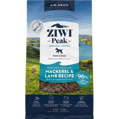 ZIWI ZIWI Peak Mackerel & Lamb Grain-Free Air-Dried Dog Food, 88-oz bag