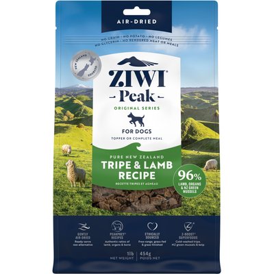 ZIWI ZIWI Peak Tripe & Lamb Grain-Free Air-Dried Dog Food, 16-oz bag