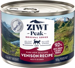 ZIWI Peak Venison Recipe Canned Cat Food, 6.5-oz, case of 12
