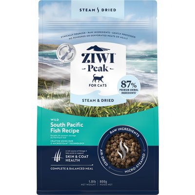 ZIWI ZIWI Peak Wild South Pacific Fish Recipe Steam & Dried Cat Food, 28.8-oz bag