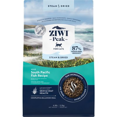 ZIWI ZIWI Peak Wild South Pacific Fish Recipe Steam & Dried Cat Food, 78.4-oz bag