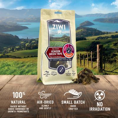 Show full view: ZIWI Venison Green Tripe Dog Treats, 2.4-oz bag slide 4 of 6