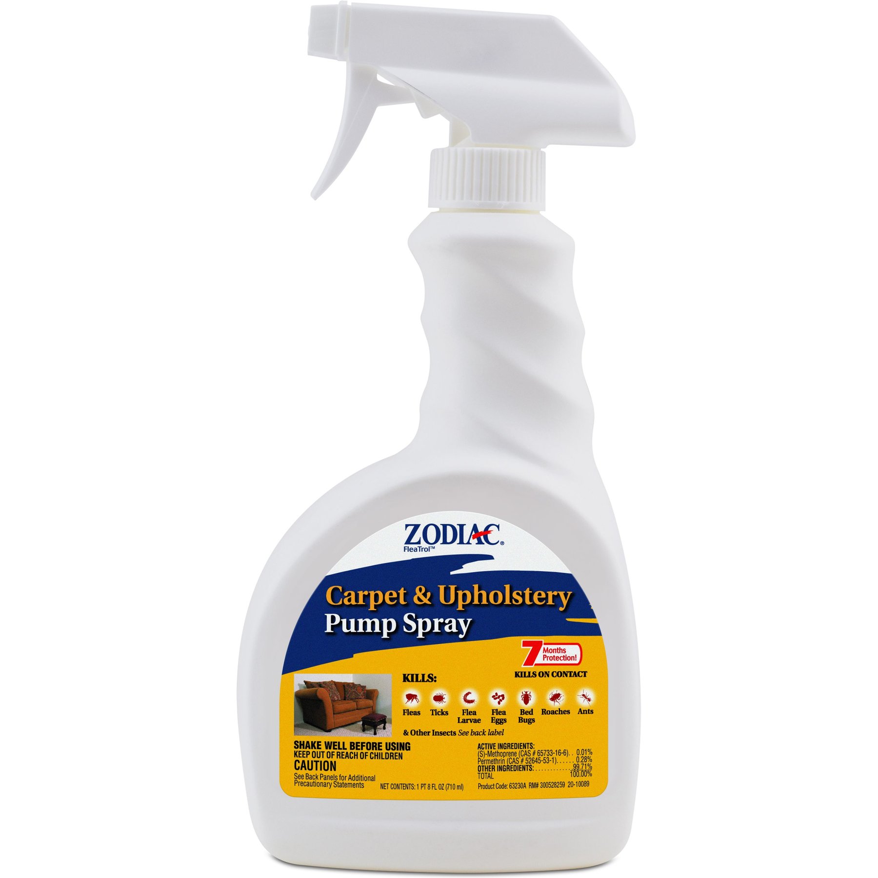 Zodiac Carpet & Upholstery Flea & Tick Spray, 24-fl oz
