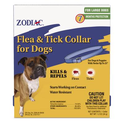 Show full view: Zodiac Flea & Tick Collar for Dogs, Medium, Large & Giant Breeds, 1 Collar (7-mos. supply) slide 1 of 7