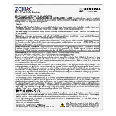 Show full view: Zodiac Flea & Tick Collar for Dogs, Medium, Large & Giant Breeds, 1 Collar (7-mos. supply) slide 5 of 7