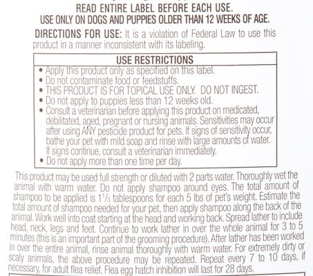 Show full view: Zodiac Oatmeal Conditioning Flea & Tick Shampoo for Dogs & Puppies, 18-fl oz slide 5 of 9