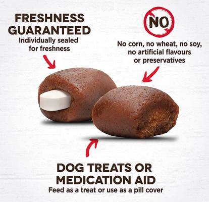 Show full view: Zoe Pill Pops Peanut Butter with Honey Dog Treats, 7-oz bundle slide 8 of 10