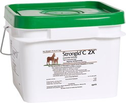 Zoetis Strongid C 2X Pyrantel Tartrate Horse Dewormer, 10-lb bucket