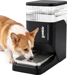 ZOMISIA Automatic Dog & Cat Water Dispenser, Black, 8-l
