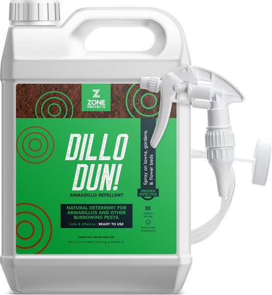 Zone Protects Dillo Dun! Armadillo Repellent Gallon Trigger Sprayer