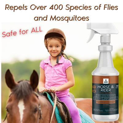 Show full view: Zone Protects Horse & Rider Equine Spray, 32-fl oz bottle slide 3 of 7