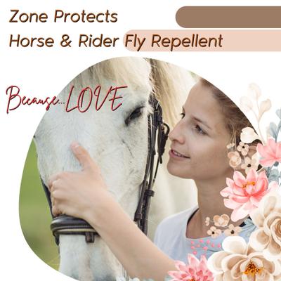 Show full view: Zone Protects Horse & Rider Equine Spray, 32-fl oz bottle slide 5 of 7