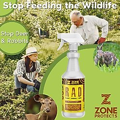 Zone Protects R.A.D. Rabbit, Animal, Deer Repellent Spray, 32-fl oz Bottle slide 2 of 5