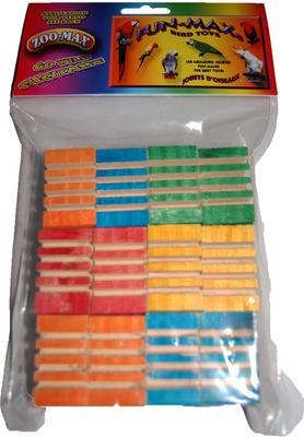 Show full view: Zoo-Max 12 Groovy Blocks Bird Toy, Multicolor slide 1 of 2