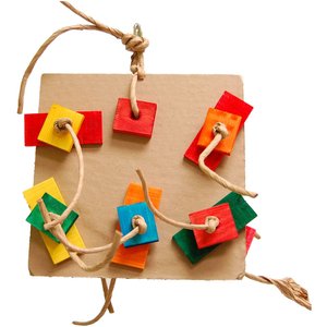 Zoo-Max Birdie Pizza Bird Toy, Multicolor