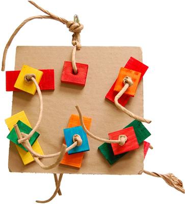 Show full view: Zoo-Max Birdie Pizza Bird Toy, Multicolor slide 1 of 1