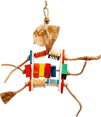 Show full view: Zoo-Max Groovy Bonzo Bird Toy, Multicolor slide 1 of 1