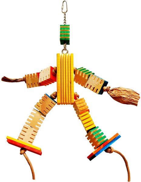 Zoo-Max Groovy Tomtom Bird Toy, Multicolor