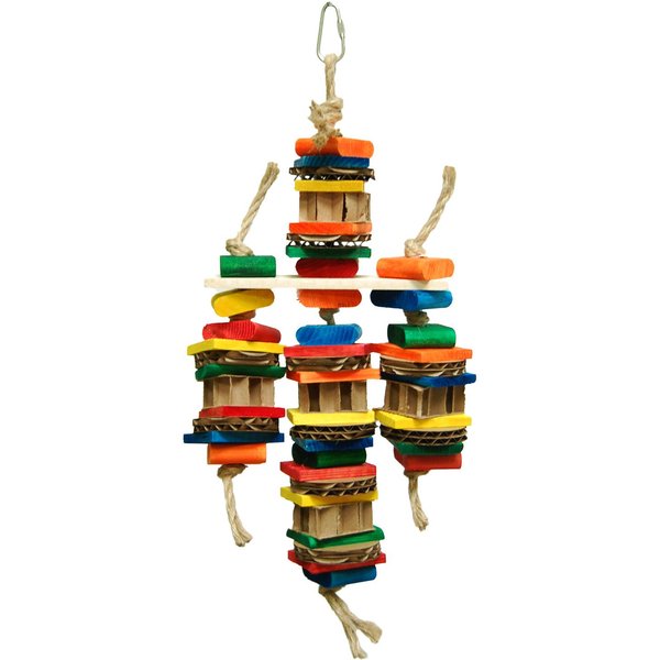 Zoo-Max Picolo Bird Toy, Multicolor