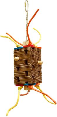 Show full view: Zoo-Max Tower Bird Toy, Multicolor, Small slide 1 of 2