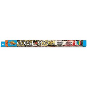 Zoo Med 420nm Actinic Coral Sun T8 Fluorescent Aquarium Bulb, 18-in, 15-watt
