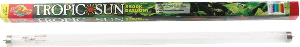 Zoo Med 5,500K Tropic Sun T8 Fluorescent Lamp