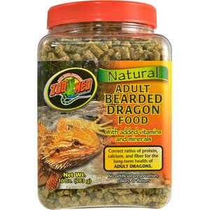 Zoo Med Adult Bearded Dragon Food, 10-oz jar