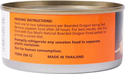 Show full view: Zoo Med Adult Formula Bearded Dragon Food, 6-oz pouch slide 3 of 4