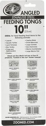 Zoo Med Angled Stainless Steel Reptile Feeding Tongs, 10-in slide 2 of 2