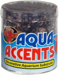 Zoo Med Aqua Accents Dark River Pebbles Decorative Substrate, 0.5-lb bag slide 2 of 2