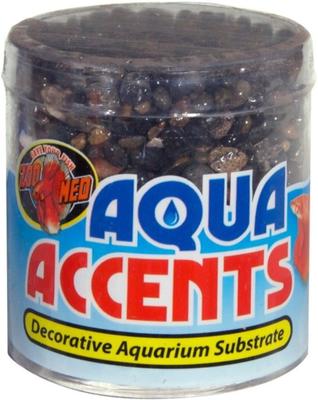 Show full view: Zoo Med Aqua Accents Dark River Pebbles Decorative Substrate, 0.5-lb bag slide 2 of 2