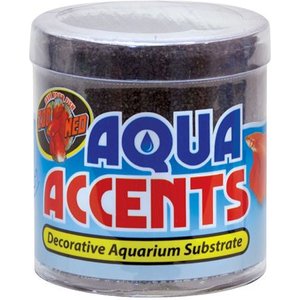 Zoo Med Aqua Accents Midnight Black Sand Decorative Substrate, 0.5-lb bag