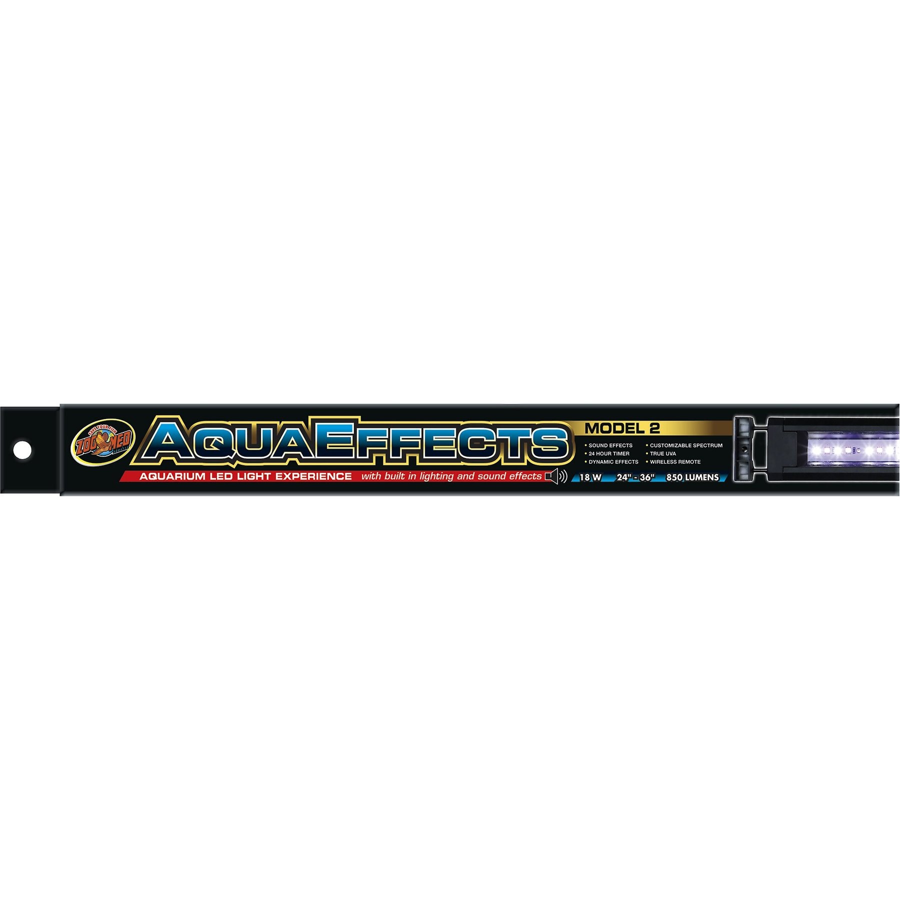 Zoo Med AquaEffects Model 2 LED Aquarium Light, 24-in