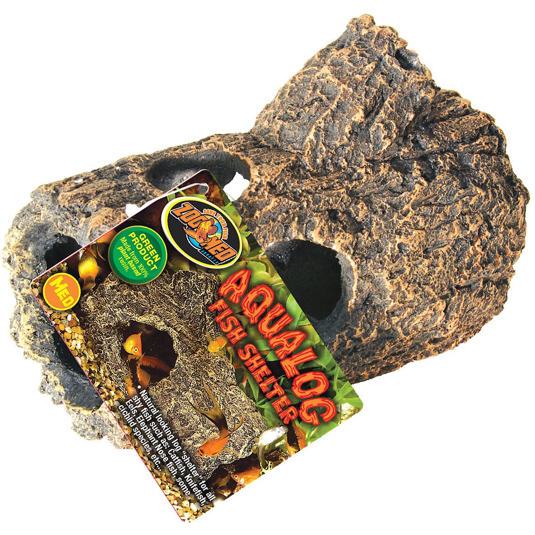 Zoo Med AquaLog Aquarium Ornament, Medium