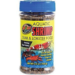 Zoo Med Aquatic Shrimp, Crab & Lobster Food, 2.5-oz jar