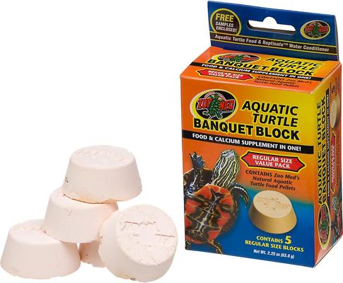 Show full view: Zoo Med Aquatic Turtle Banquet Block Supplement Treat, 5 count slide 4 of 5