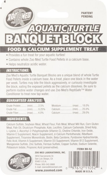 Zoo Med Aquatic Turtle Giant Banquet Block