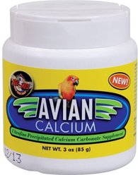 Zoo Med Avian Calcium Bird Supplement, 3-oz pouch