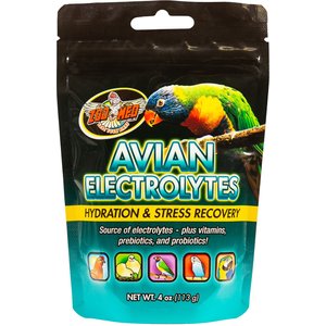 Zoo Med Avian Electrolytes Bird Treatment, 4-oz bottle